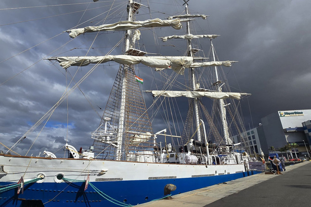 INS Sudarshini arrives at Las Palmas; visit to strengthen naval ties with Spain