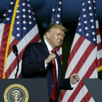 Trump dances to YMCA to celebrate 100 days in office 