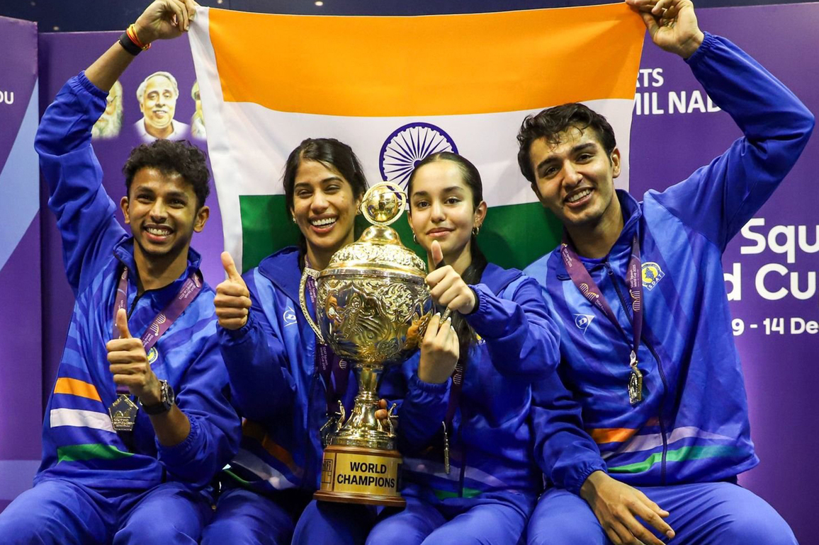 PM Modi congratulates Indian squash team on historic World Cup win