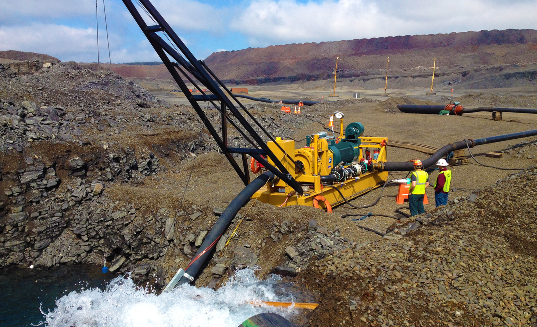 The electrification of dewatering pumps