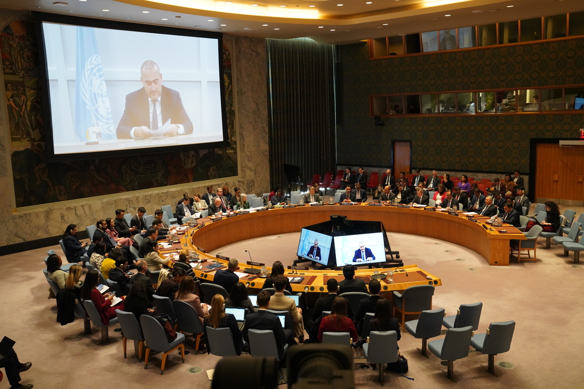 UN-SECURITY COUNCIL-OPEN DEBATE-CHINESE ENVOY-GAZA-CEASEFIRE