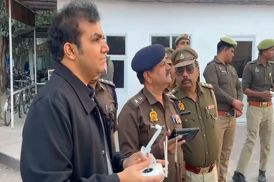Lucknow Police deploy drones to curb kite flying and 'Chinese Manjha' use
