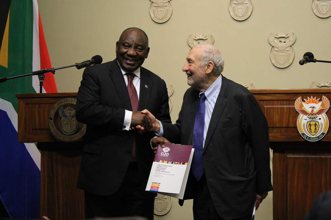SOUTH AFRICA-CAPE TOWN-G20-INEQUALITY REPORT