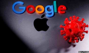 Apple google contact tracing 350x210