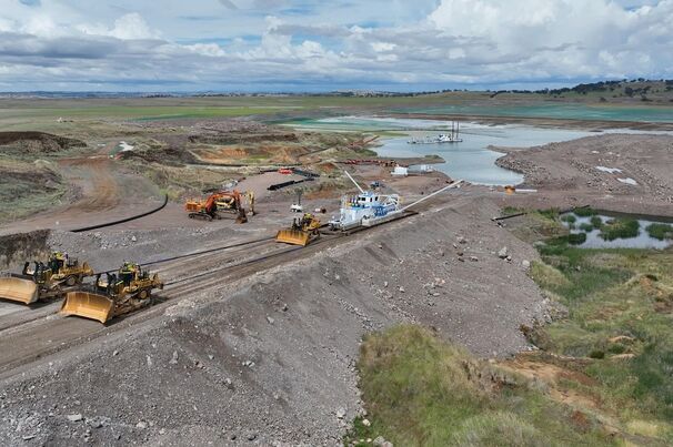 The teleremote dozers at Newmont's Cadia, operated using 5G