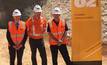 SA  Premier Jay Weatherill with Oz Minerals staff