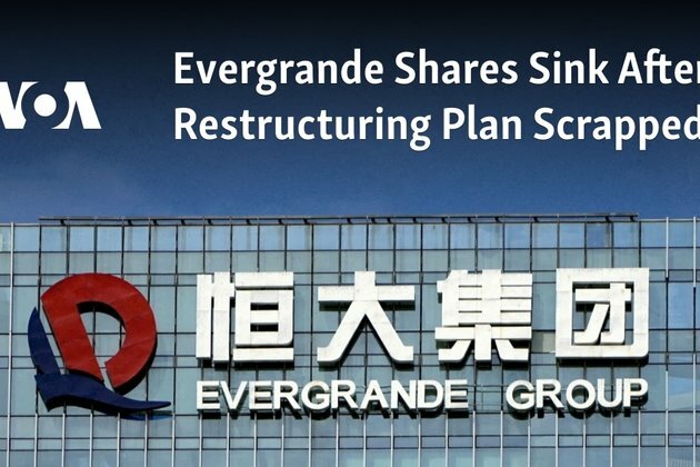 Evergrande Shares Sink After Restructuring Plan Scrapped
