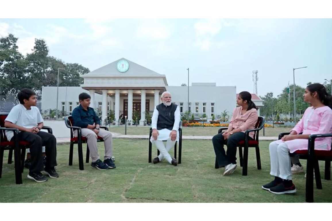 "I engage in these conversations to learn, not to teach": PM Modi interacts with students at 'Pariksha pe Charcha'