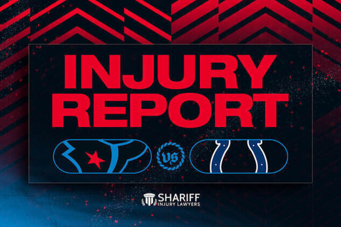 Week 18 Injury Report | Texans vs Colts
