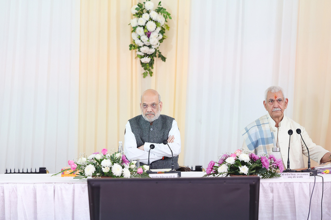 Amit Shah reviews security arrangements in J-K, discusses measures to strengthen watertight cordon