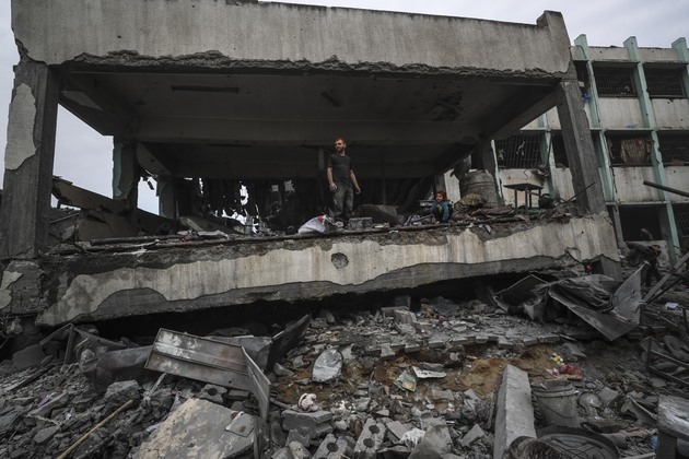 MIDEAST-GAZA-AIRSTRIKE