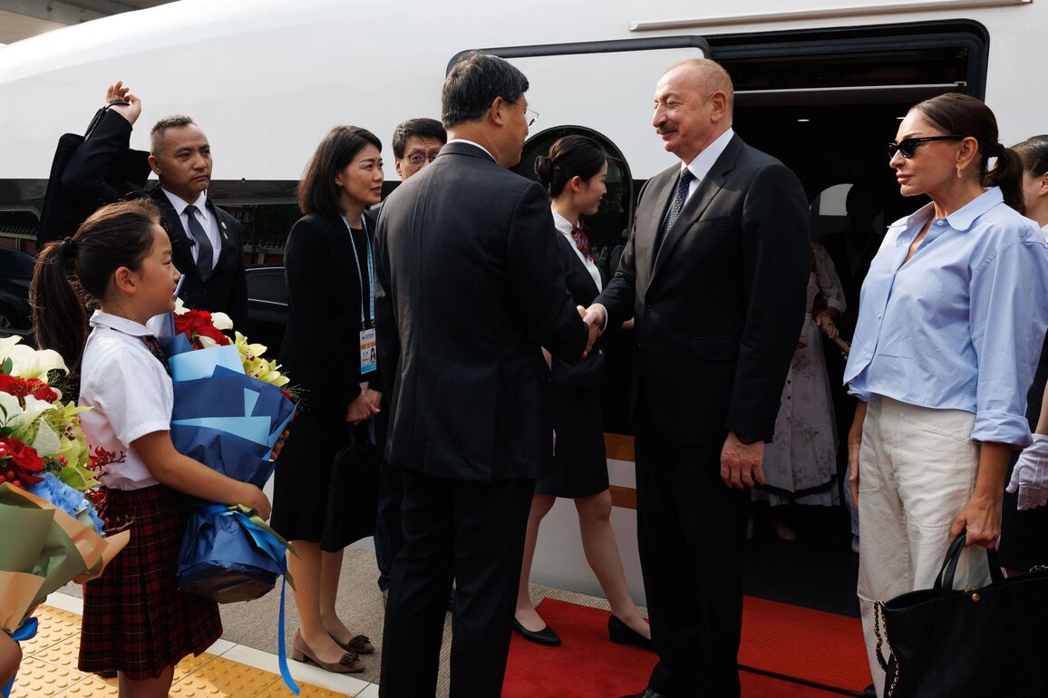 CHINA-BEIJING-AZERBAIJANI PRESIDENT-ARRIVAL (CN)