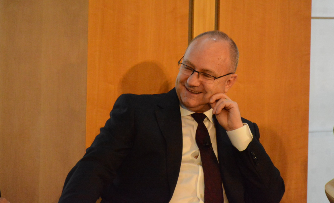 Mark Cutifani speaking at a UNDP panel on extractive industries and the Sustainable Development Goals.