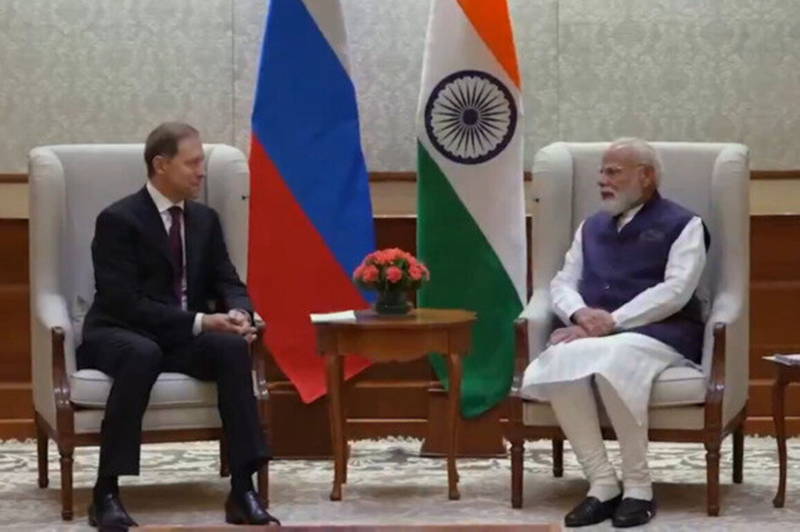 Russias deputy PM holds talks with Indias Modi