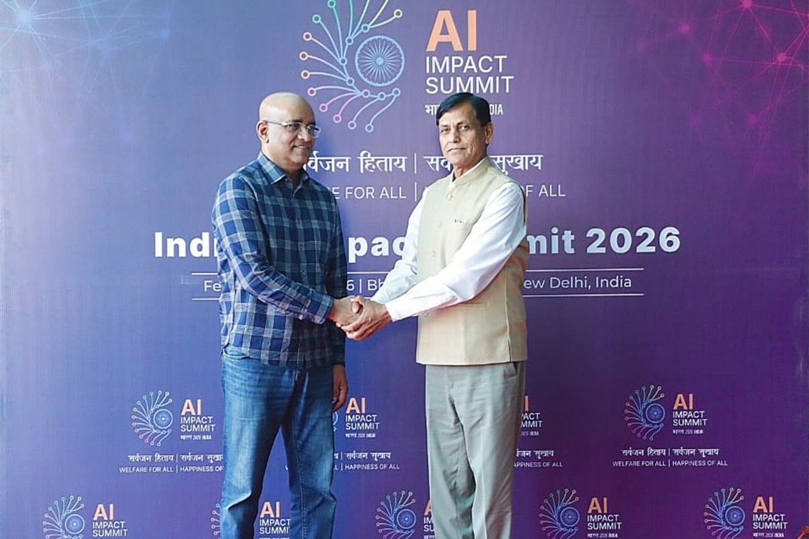 Guyana VP Bharrat Jagdeo arrives in India for AI Impact Summit