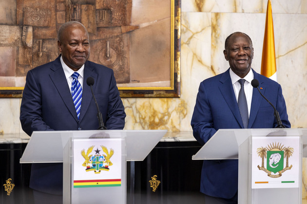 COTE D'IVOIRE-ABIDJAN-GHANA-LEADERS-MEETING
