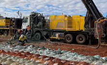  Reverse Circulation drill rig operating at the Abercromby Project, Wiluna, WA