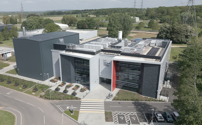 Credit: UKAEA | Exterior of H3AT Tritium Loop Facility at Culham Campus 