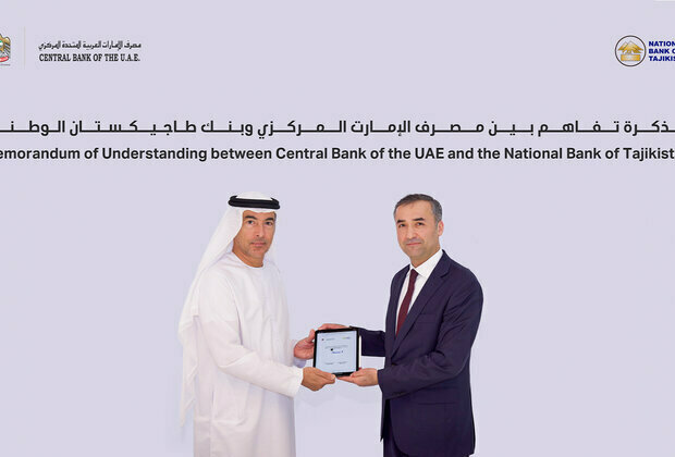 CBUAE, National Bank of Tajikistan sign MoU to enhance cooperation