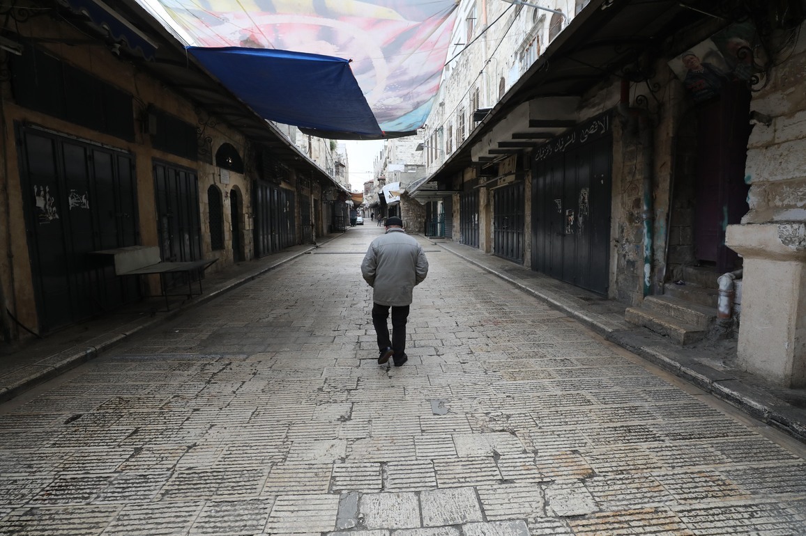 MIDEAST-WEST BANK-NABLUS-STRIKE