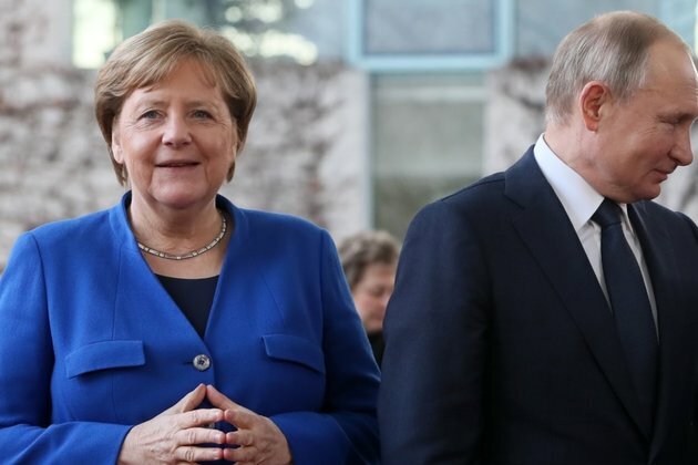 Putin, Merkel Mark Anniversary Of End Of World War II