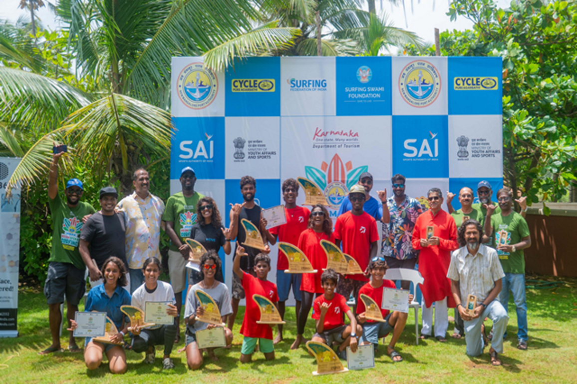 Indian Open of Surfing: Srikanth D claims men's title