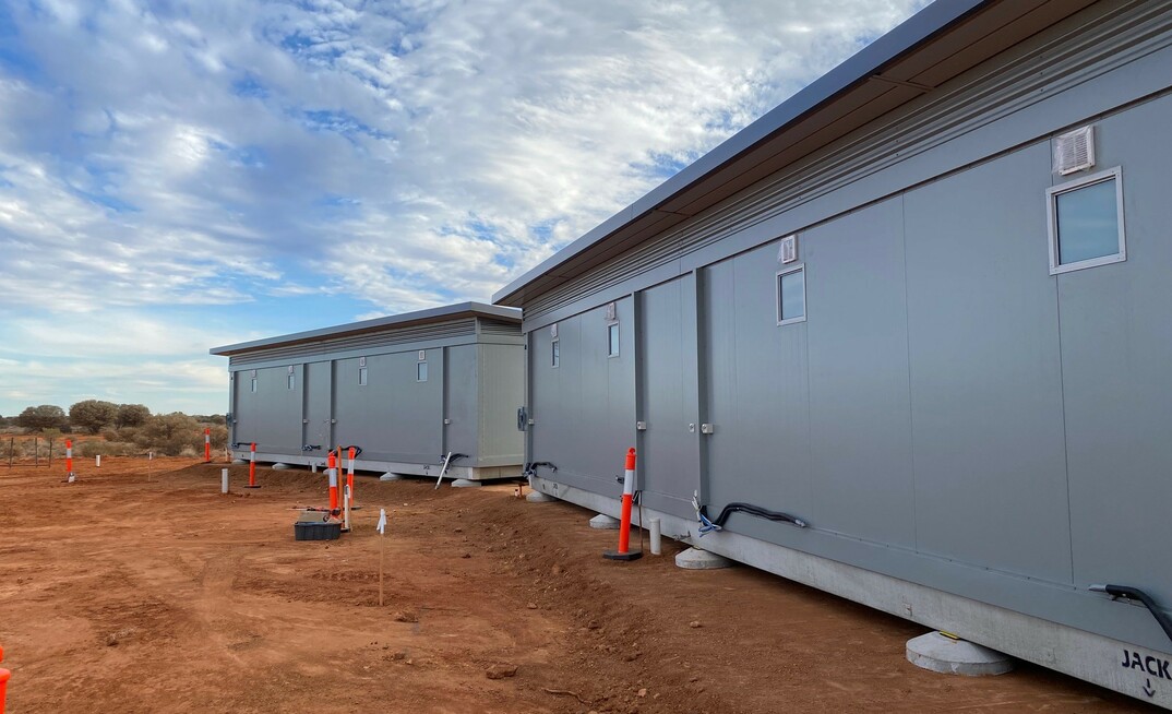 The first rooms installed at Kathleen Valley.