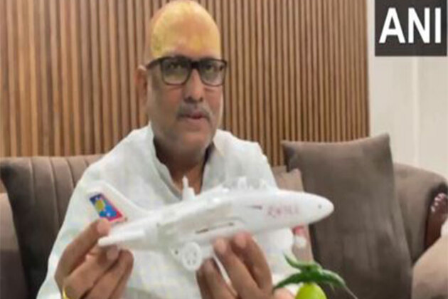 Congress' UP chief stokes row with Rafale toy plane sporting lemon and chillies, asks "When will Govt act against terrorists?