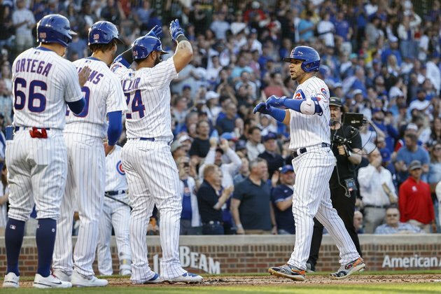 MLB roundup: Willson Contreras' slam sparks Cubs' rout