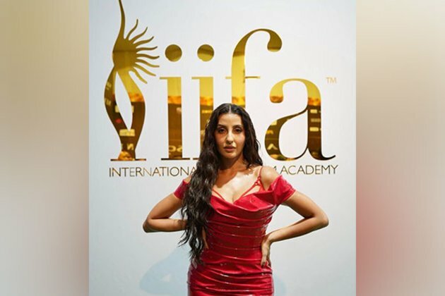 IIFA Rocks 2023: Nora Fatehi turns up the heat in red hot dress