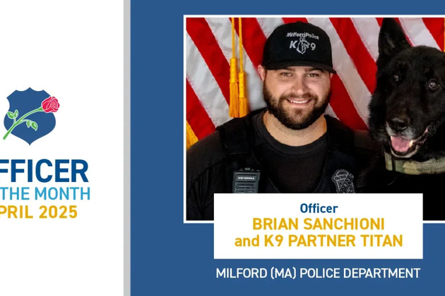 Milford K9 officer and dog honored after rescuing missing autistic boy
