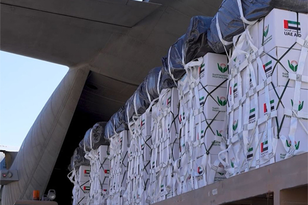 UAE conducts 75th airdrop of aid over Gaza Strip