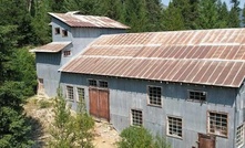 Historical processing infrastructure at Stibinite