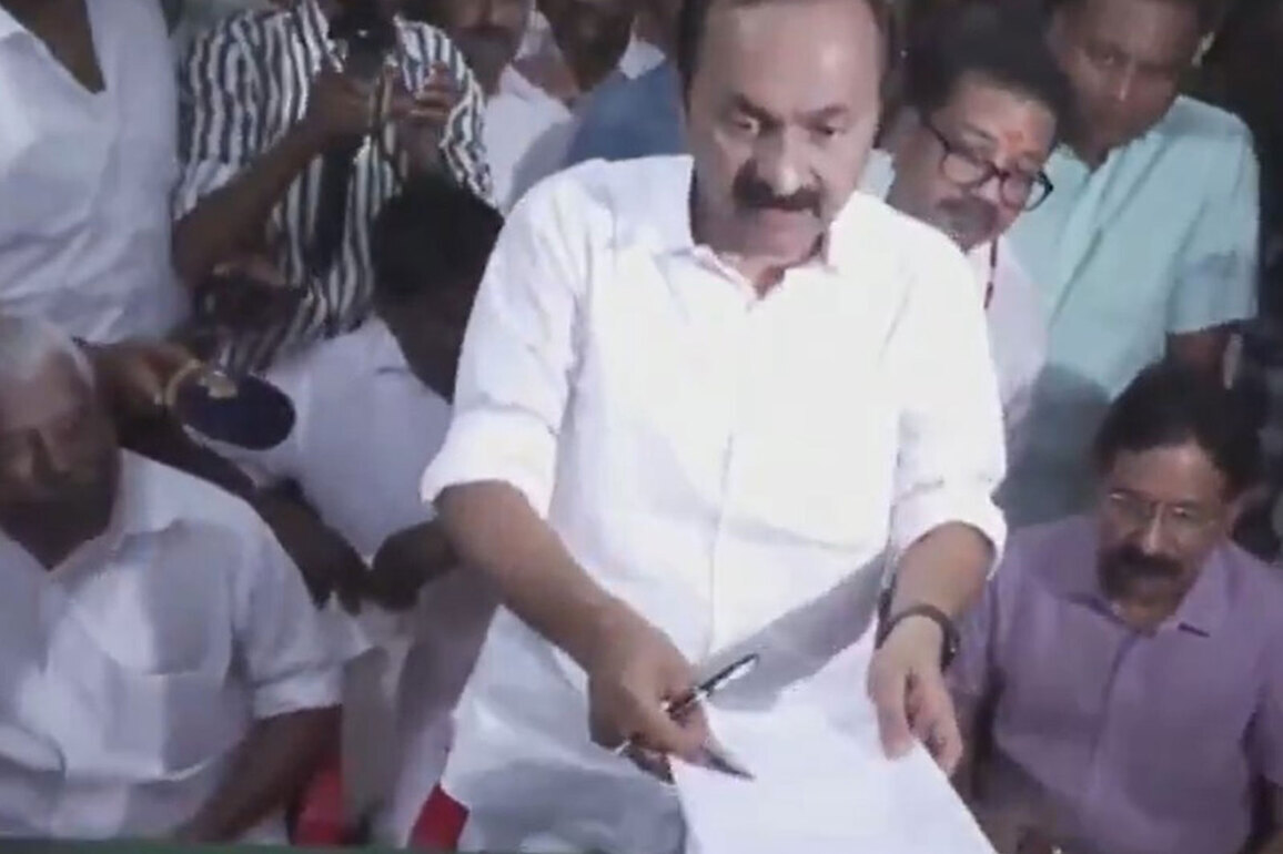 Senior Congress leader VD Satheesan files nomination for Kerala assembly polls