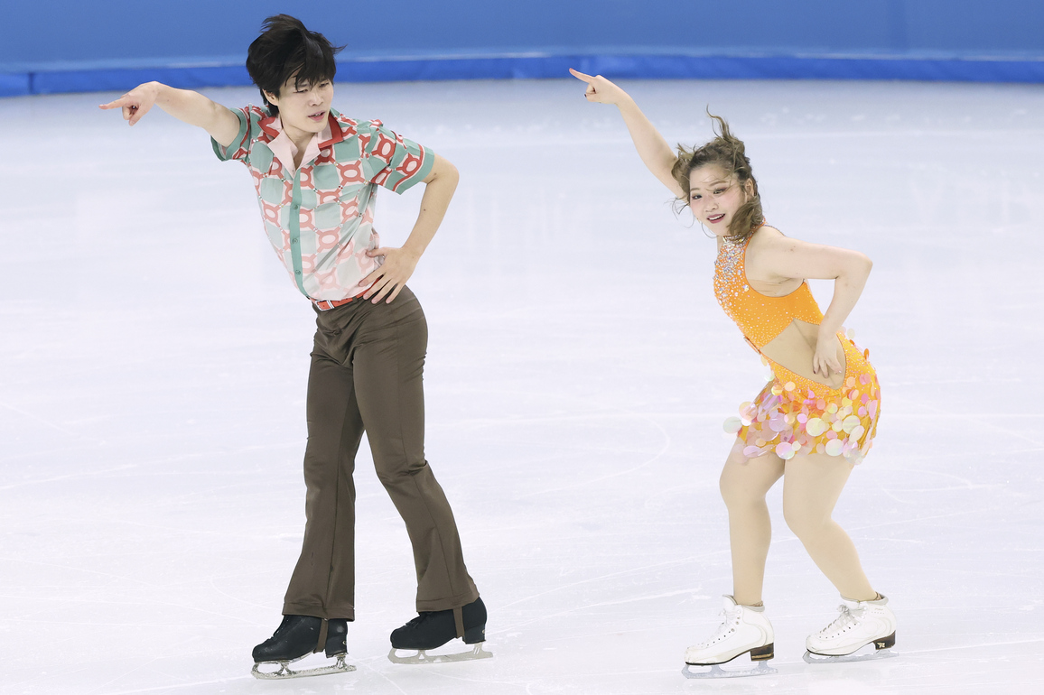 (SP)CHINA-HARBIN-ASIAN WINTER GAMES-FIGURE SKATING-ICE DANCE RHYTHM DANCE(CN)