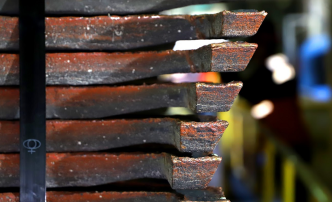 Cobre produzido pela Codelco, estatal chilena