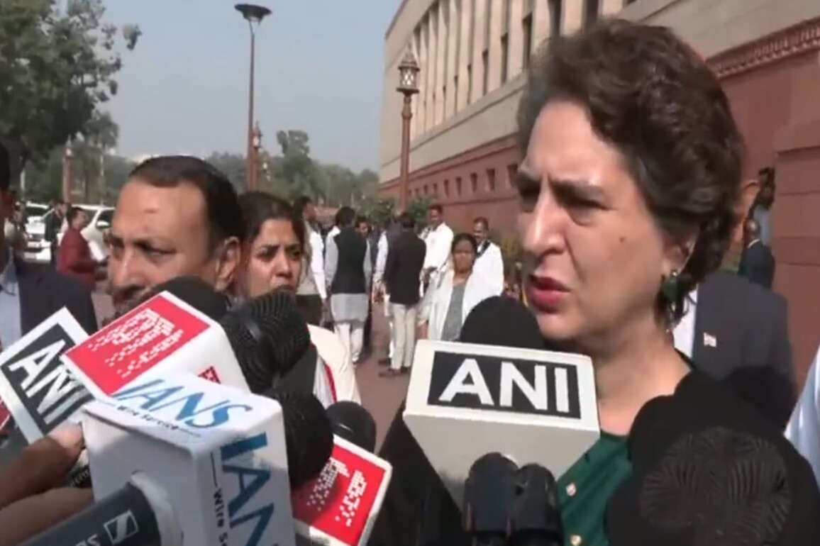 "Something concrete should come out of it": Priyanka Gandhi supports Rahul Gandhi's call on redressing air pollution in Parliament