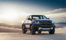 Ford Ranger Raptor takes off