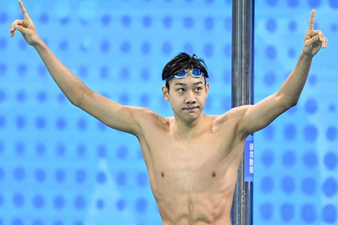 Teenager Zhang breaks national junior record to win 200m freestyle at China's National Games