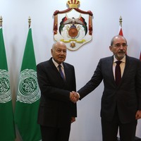 JORDAN-AMMAN-THE ARAB LEAGUE-MEETING-PALESTINE