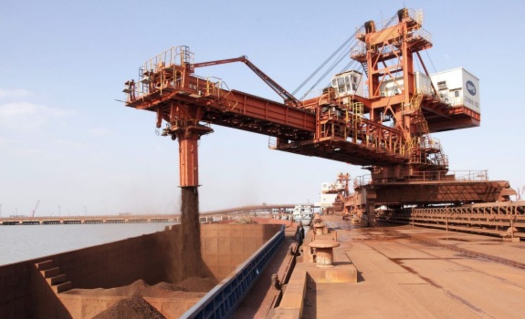 Embarque de minério em Port Hedland, na Austrália/Divulgação