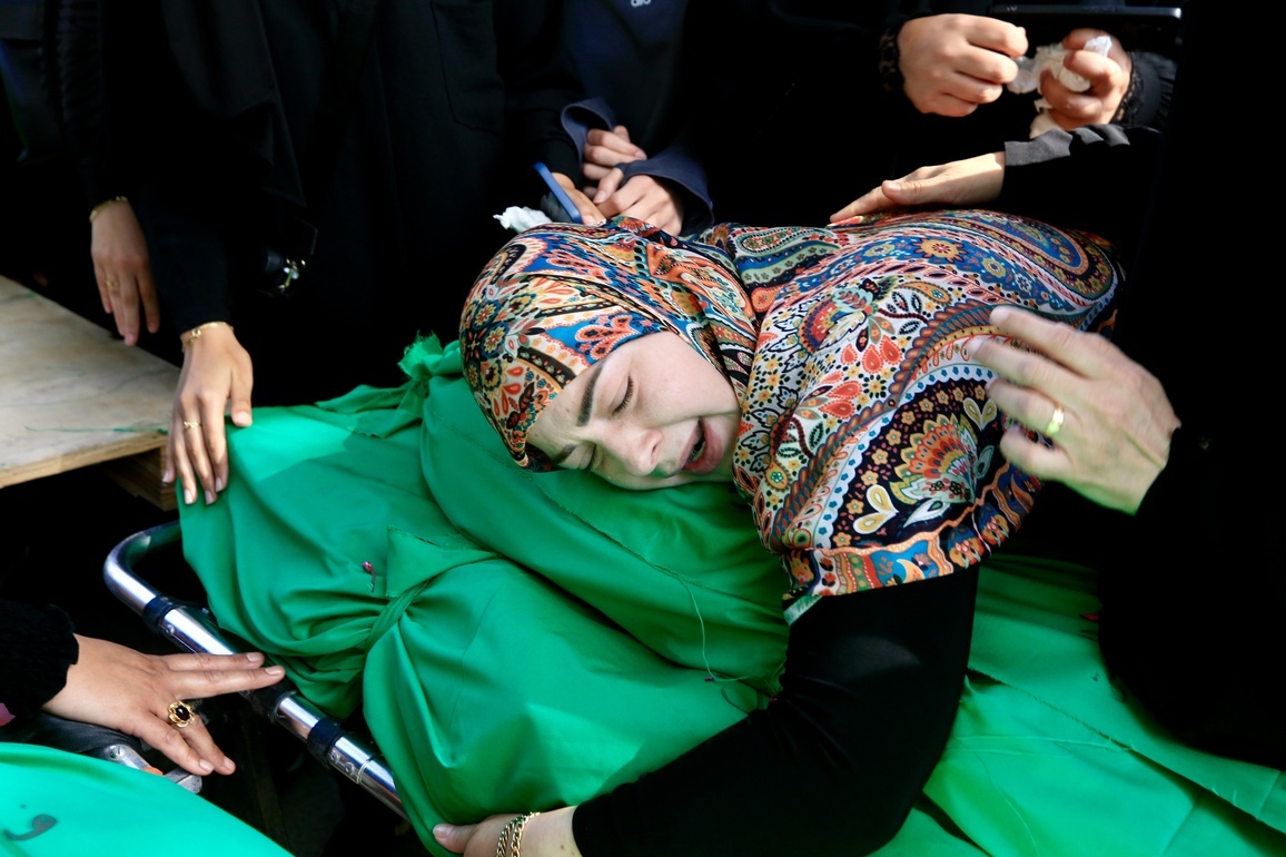 LEBANON-HARET SAIDA-ISRAELI AIRSTRIKE-FUNERAL