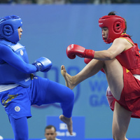 (SP)CHINA-CHENGDU-THE WORLD GAMES 2025-WUSHU-WOMEN'S SANDA 70KG-SEMIFINALS (CN)