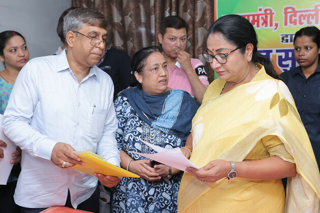 Delhi CM Rekha Gupta holds 'Jansunvai', listens to problems, suggestions by public