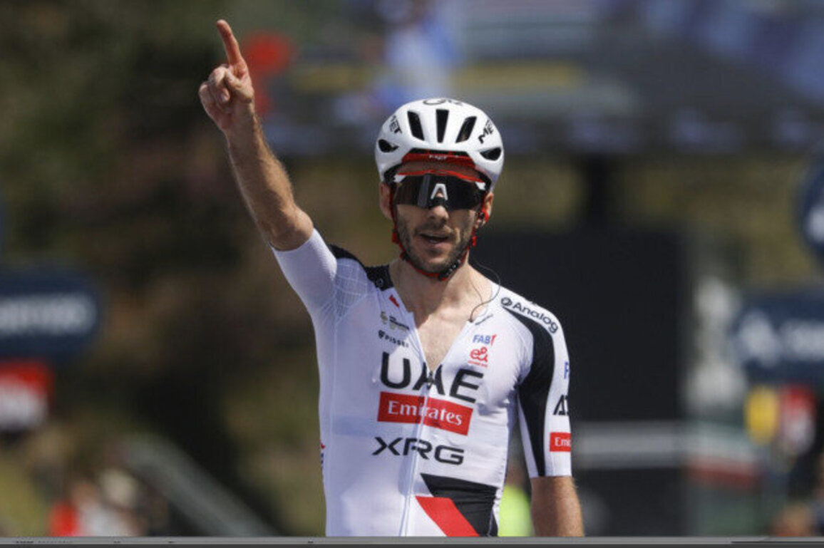 UAE Team Emirates-XRG's Adam Yates takes first win of season on stage 4 of O Gran Camino