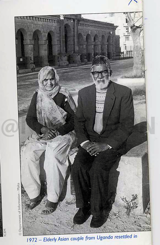 An elderly couple that was expelled