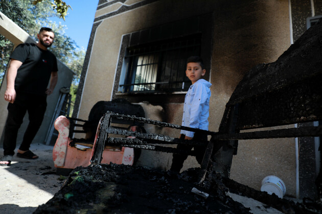 MIDEAST-BURQIN-ISRAELI SETTLERS-RIOTS