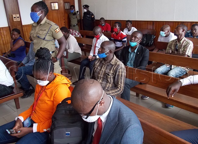  he accuseds relatives attending court proceedings