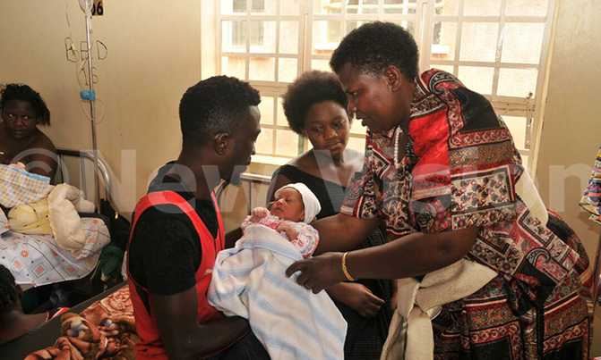 Mukono church mark Easter donating to mothers Mukono church mark Easter donating to mothers