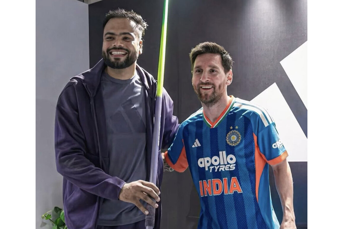 Lionel Messi sported Team India T20 jersey during Delhi visit